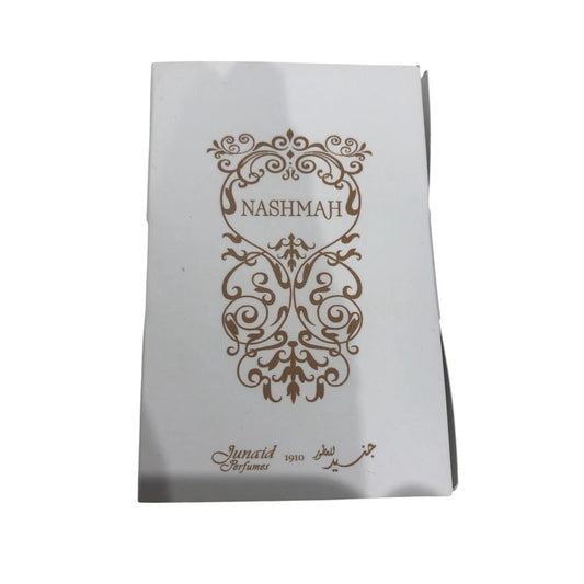 Nashmah EDP Perfume 1.5ml by Syed Junaid Alam - Marine Nutmeg Woody Patchouli