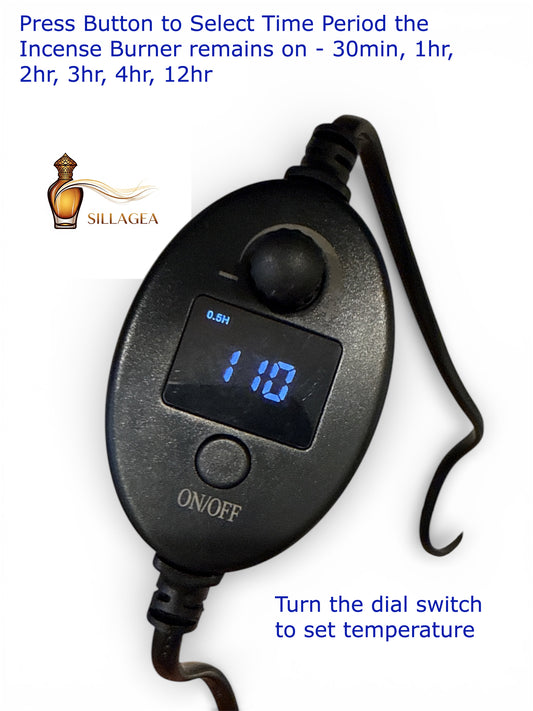 Electric Incense Automatic Bakhoor Burner OIL WAX OUD Ceramic Free Bakhoor Gift