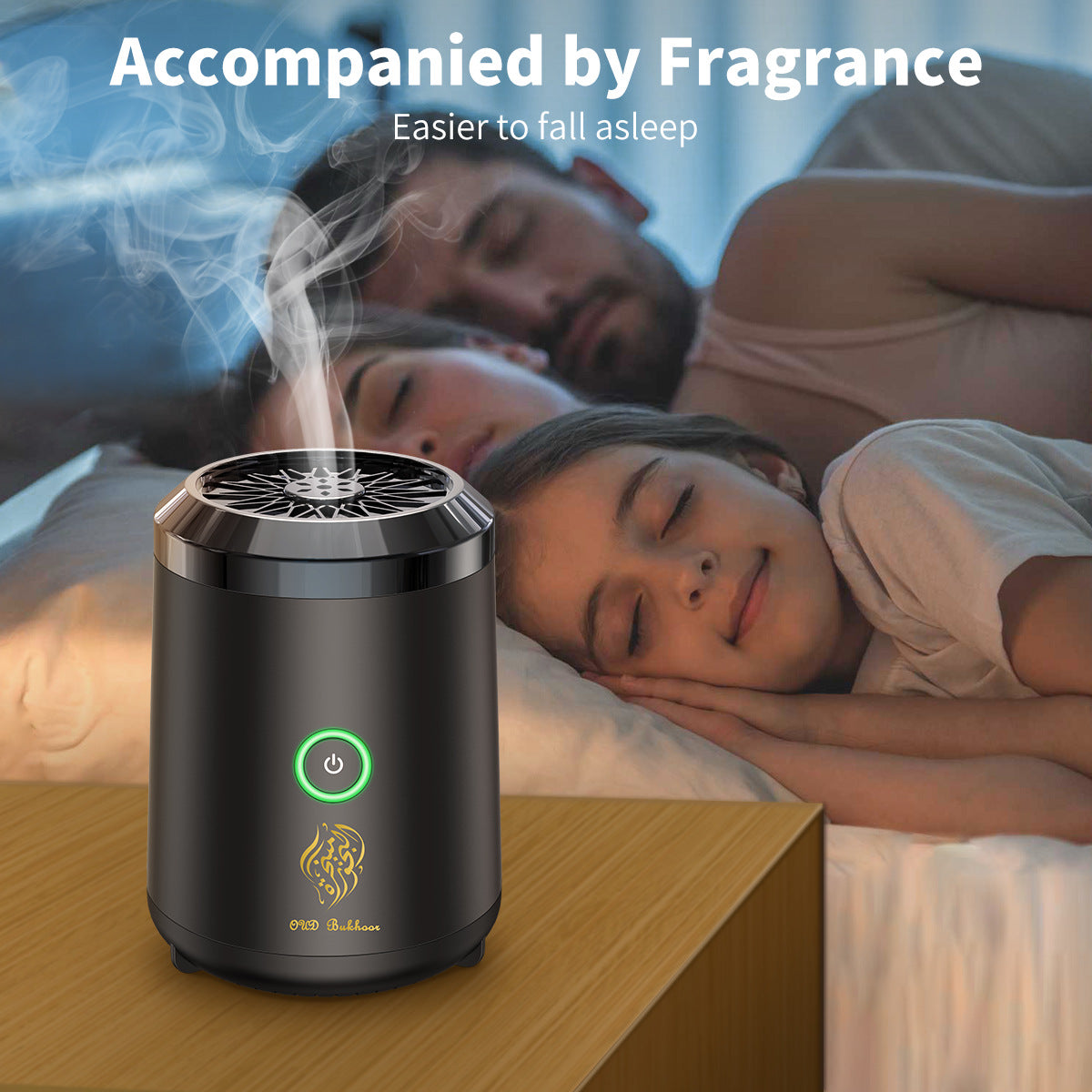 Electric Incense Burner Bakhoor | USB Rechargeable Diffuser | Free Bakhoor | Home Fragrance