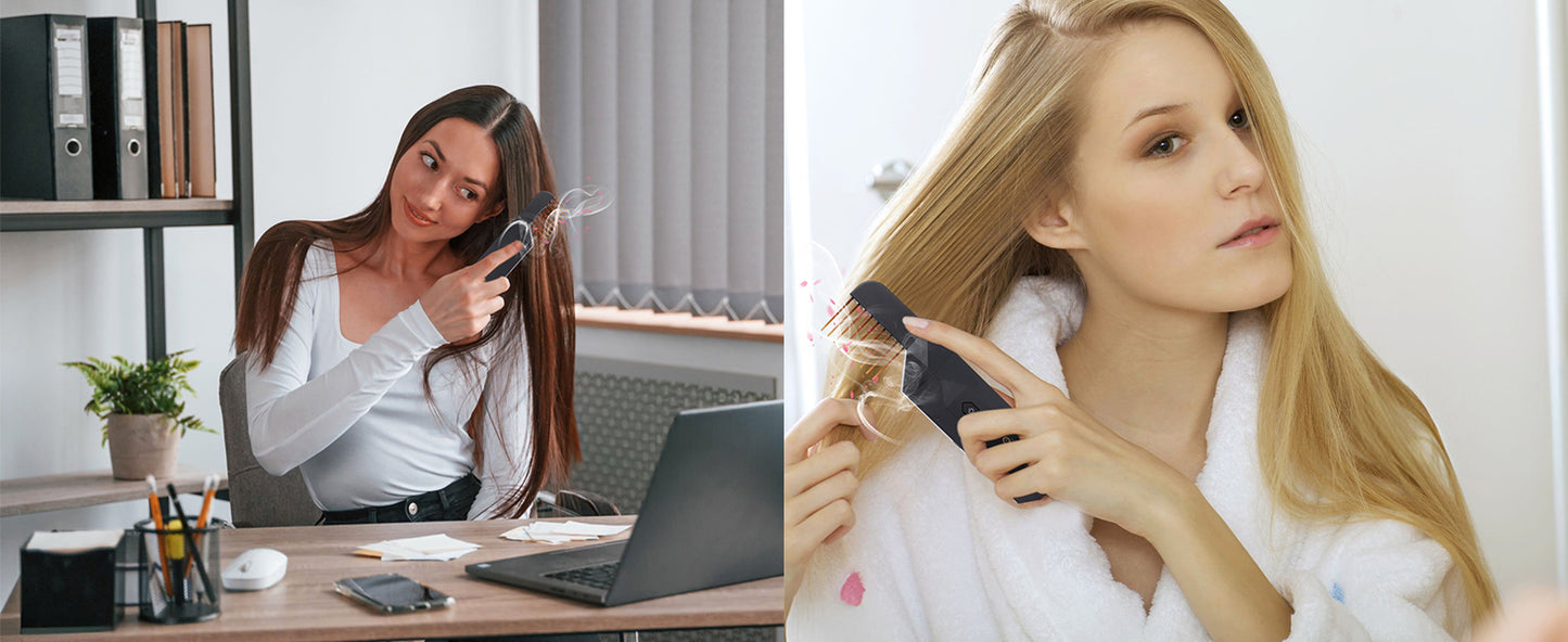 Electric Bakhoor Burner 2-in-1 Hair Comb & Diffuser | Free Bakhoor | Adds Fragrance to Hair