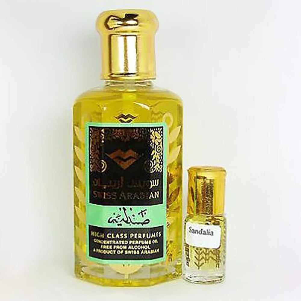Sandalia Perfume 3/6/12/95ml by Swiss Arabian | Sandalwood Concentrated Oil | Sandaliya
