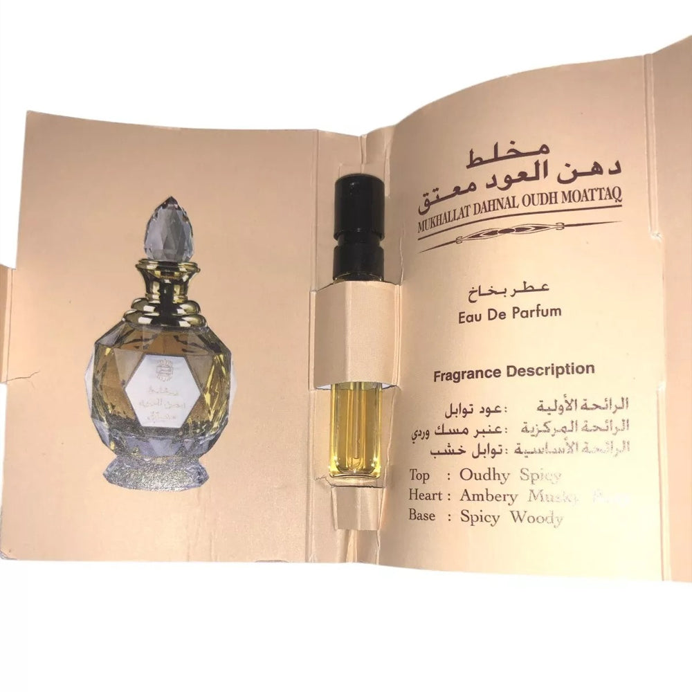Mukhallat Dahnal Oudh Moattaq Ajmal Official Spray 1.5ml EDP Authentic Oud