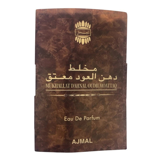 Mukhallat Dahnal Oudh Moattaq Ajmal Official Spray 1.5ml EDP Authentic Oud