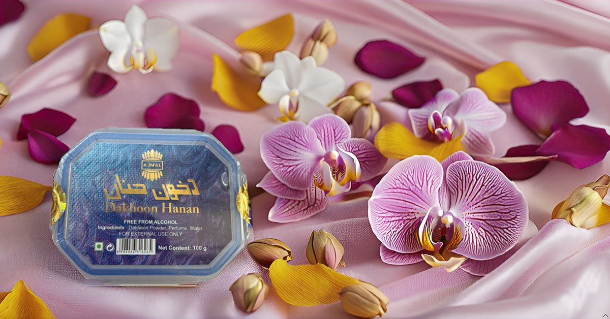 Ajmal Dakhoon Hanan - 100g Bakhoor Incense  | Home Fragrance with Luxurious Oud