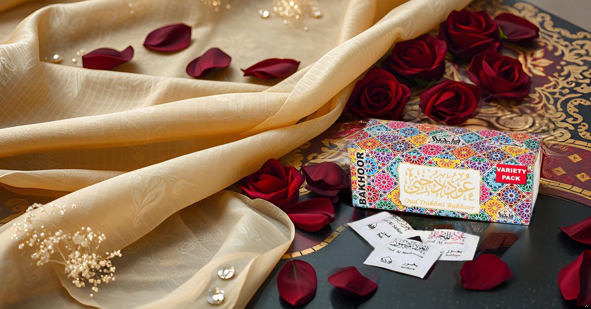 Dukhni Oud Bakhoor Variety Box | Assorted Box 30pc | Incense Home Fragrance