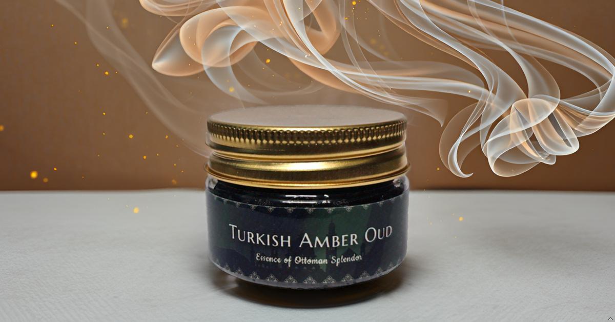 🔥 Turkish Amber Oud Bakhoor 35g | Handmade Exotic Incense | Home Fragrance