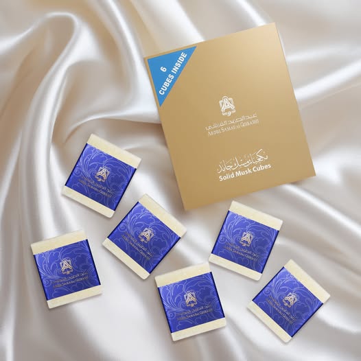Solid Musk Cube by Abdul Samad Al Qurashi | Pack of 6 | Solid Arabic Perfume Musk Cubes