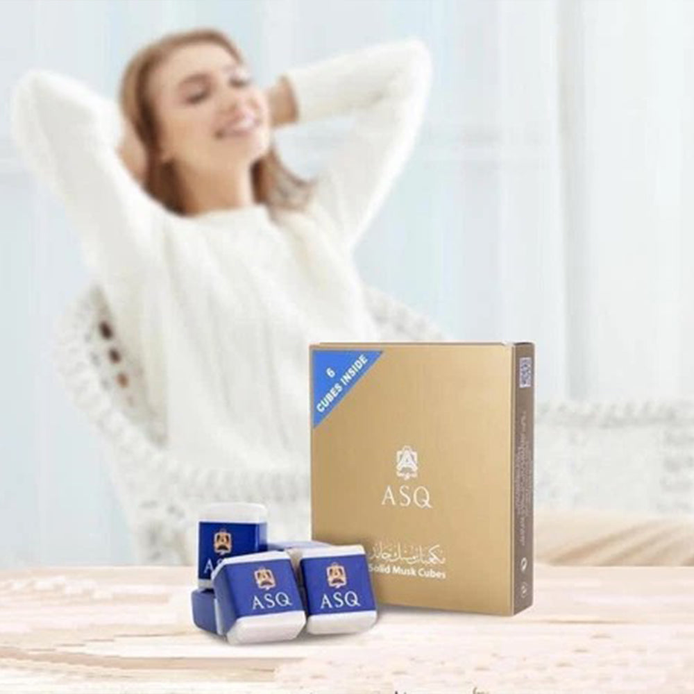 Single Solid Musk Cube by Abdul Samad Al Qurashi | Misk Jamid ASAQ ASQ | مسك جامد
