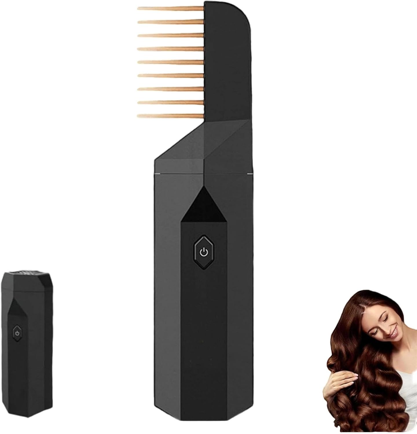 Electric Bakhoor Burner 2-in-1 Hair Comb & Diffuser | Free Bakhoor | Adds Fragrance to Hair