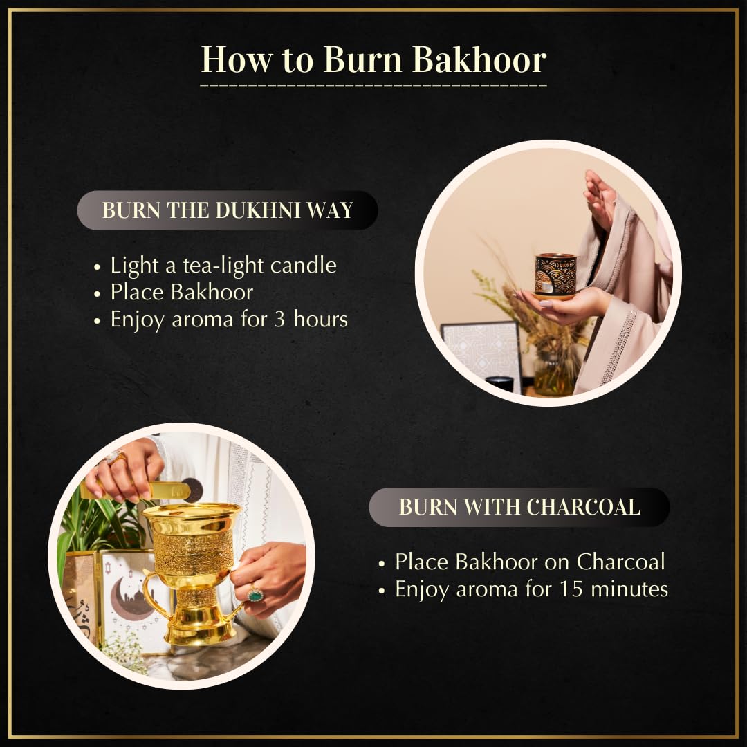 Dukhni Oud Al Khaleeji Muattar Bakhoor 40g Arabic Oud Incense Home Fragrance Car