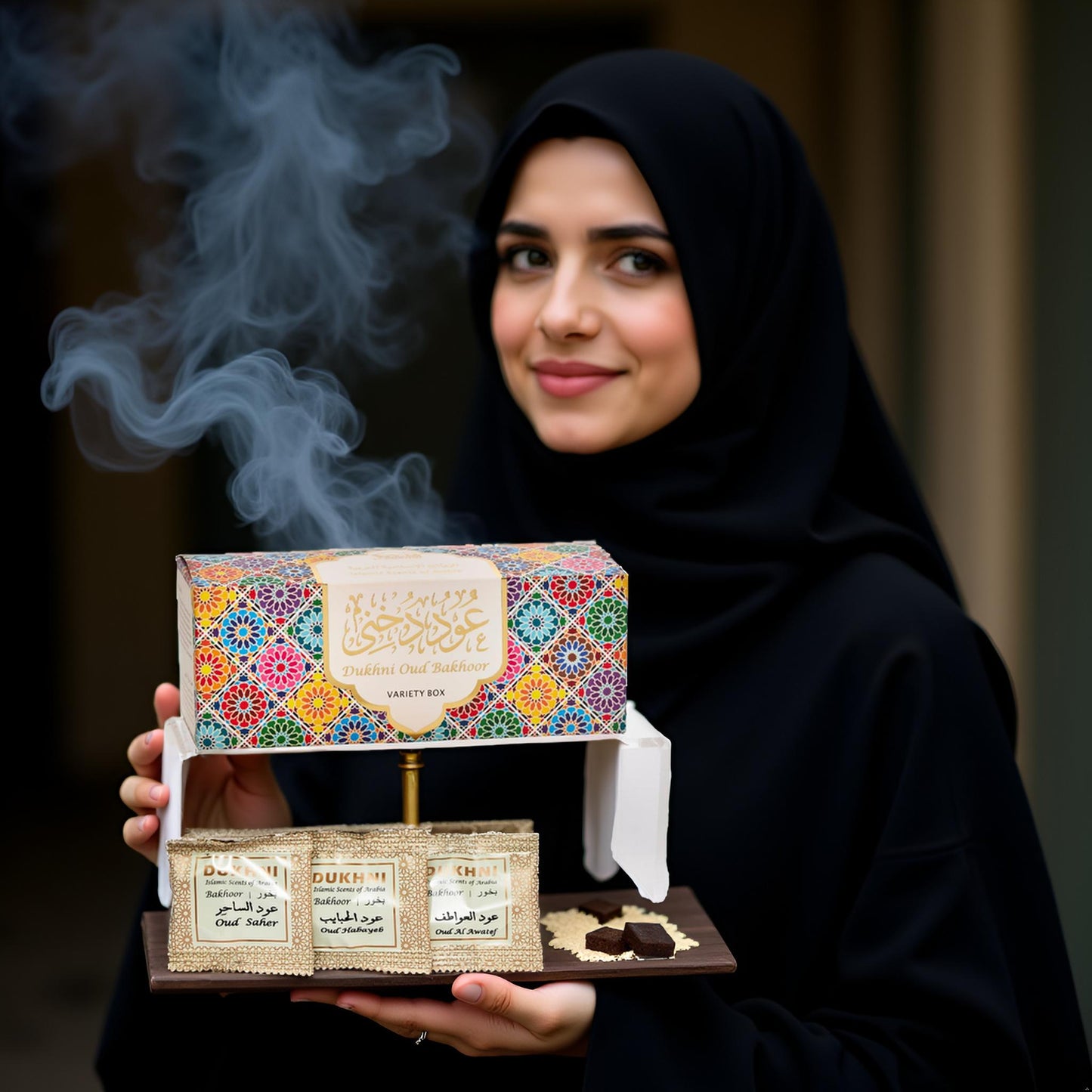 Dukhni Oud Bakhoor Variety Box | Assorted Box 30pc | Incense Home Fragrance