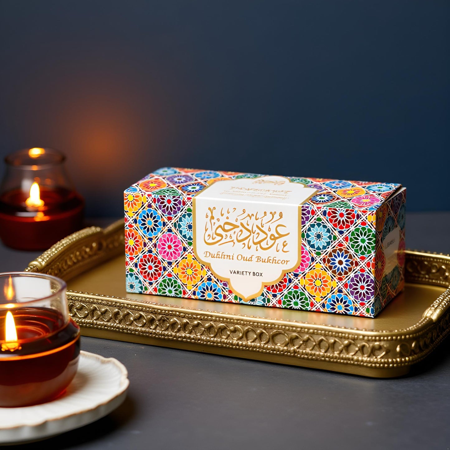 Dukhni Oud Bakhoor Variety Box | Assorted Box 30pc | Incense Home Fragrance