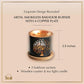 Brass Tree Of Life Bakhoor Burner includes Incense & Candle in Gift Box by Dukhni
