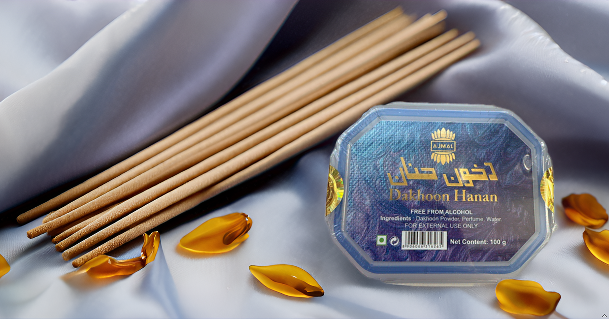 Ajmal Dakhoon Hanan - 100g Bakhoor Incense  | Home Fragrance with Luxurious Oud