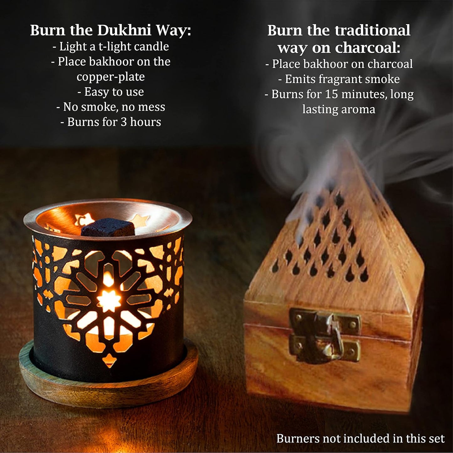 Maamoul Bakhoor Variety Box Dukhni Discovery Kit 20 pcs Bakhoor Arab Oud Incense