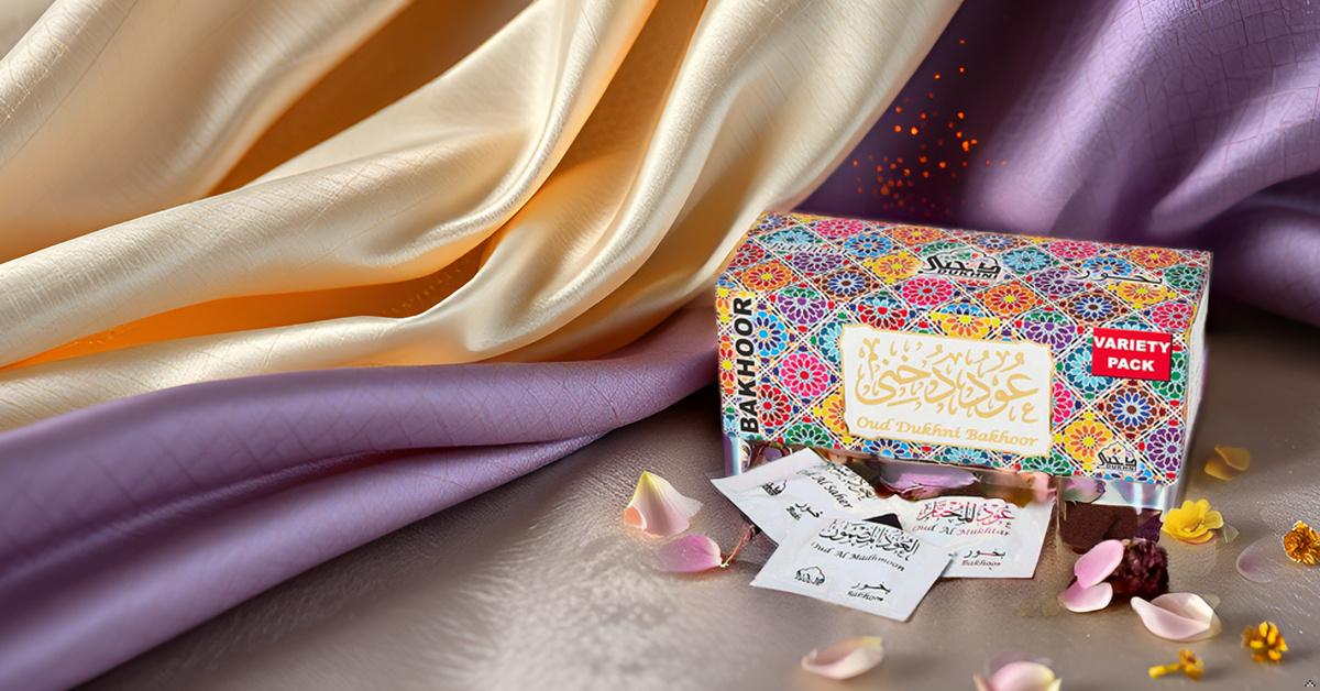 Dukhni Oud Bakhoor Variety Box | Assorted Box 30pc | Incense Home Fragrance