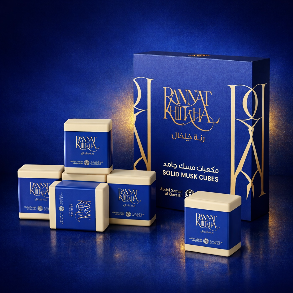 ASQ Rannat Khilkhal Solid Musk Cubes 6pc Musky Floral Body & Wardrobe Fragrance