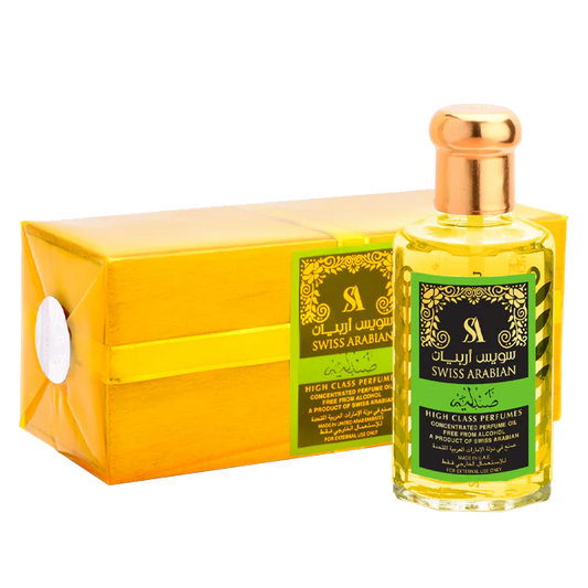 Sandalia 95ml Sandalwood Concentrated Perfume Oil | Swiss Arabian Sealed Wooden Box