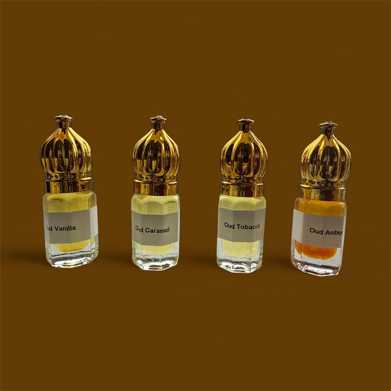 Sweet Oud Set - Experience the Sensational Aromas of 4 Sweet Oud Perfumes