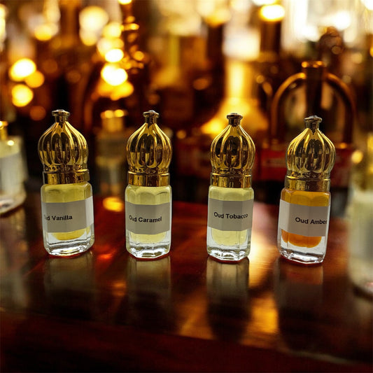 Sweet Oud Set - Experience the Sensational Aromas of 4 Sweet Oud Perfumes