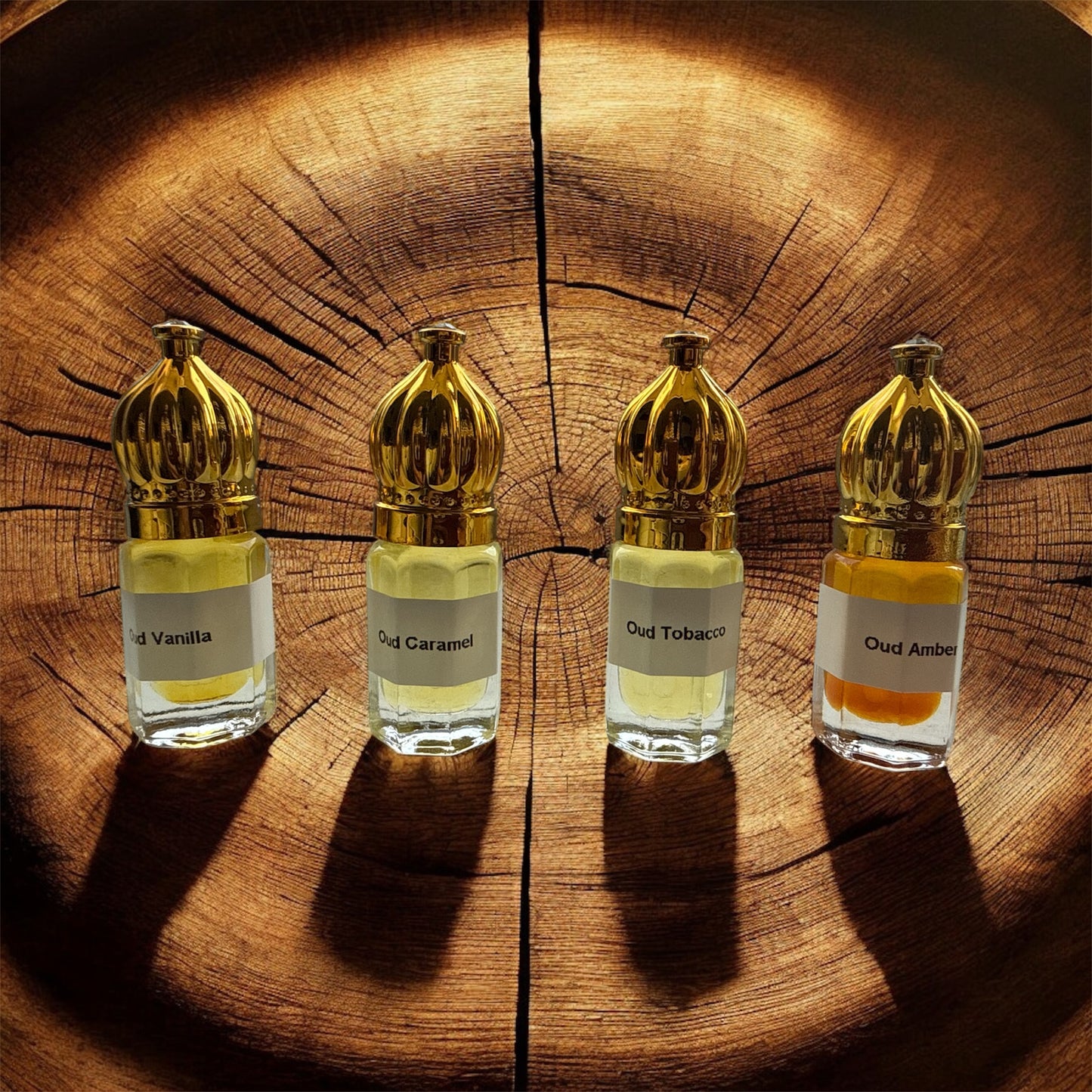 Sweet Oud Set - Experience the Sensational Aromas of 4 Sweet Oud Perfumes