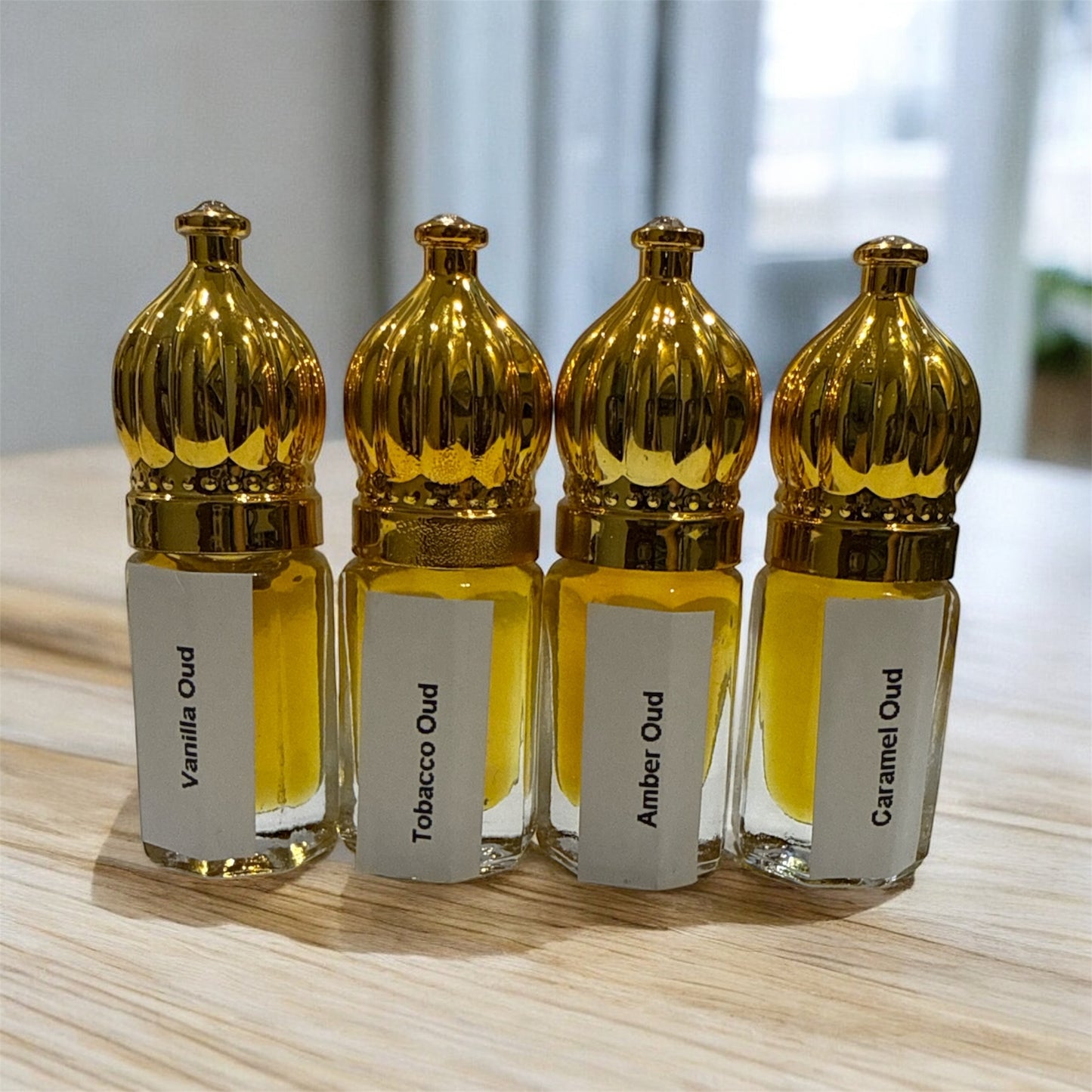 Sweet Oud Set - Experience the Sensational Aromas of 4 Sweet Oud Perfumes