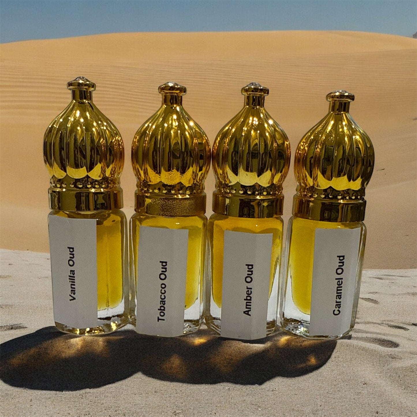 Sweet Oud Set - Experience the Sensational Aromas of 4 Sweet Oud Perfumes