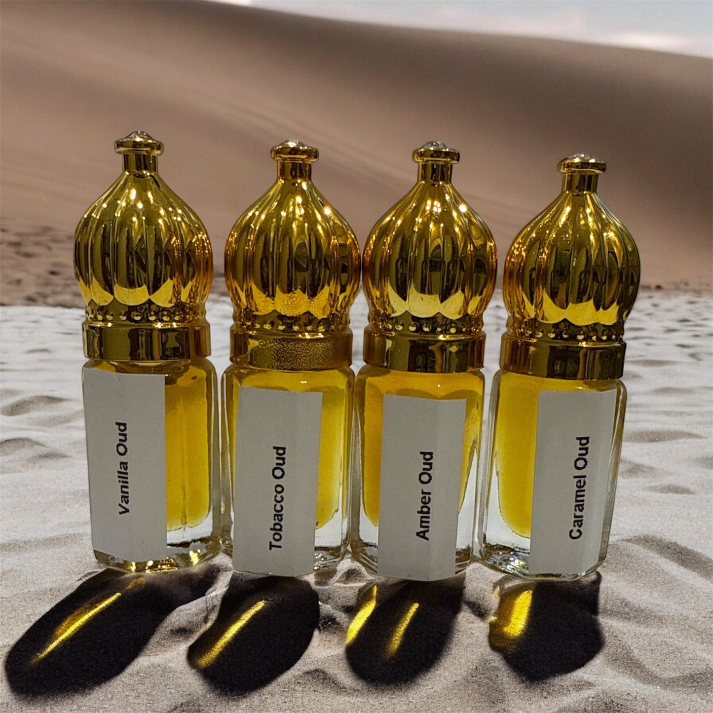 Sweet Oud Set - Experience the Sensational Aromas of 4 Sweet Oud Perfumes