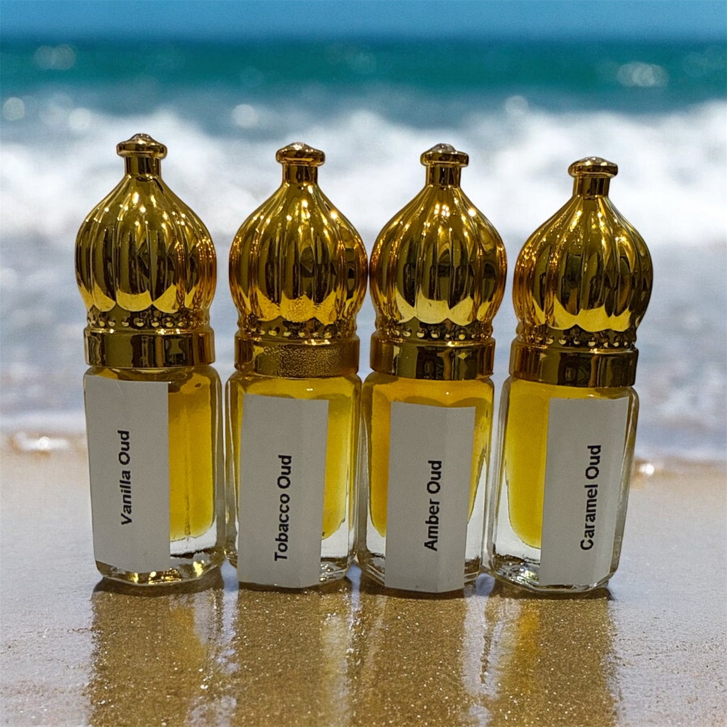 Sweet Oud Set - Experience the Sensational Aromas of 4 Sweet Oud Perfumes