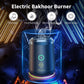Electric Incense Burner Bakhoor | USB Rechargeable Diffuser | Free Bakhoor | Home Fragrance