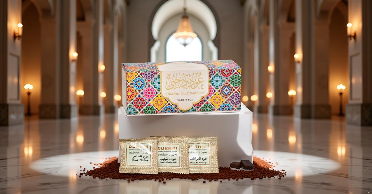 Dukhni Oud Bakhoor Variety Box | Assorted Box 30pc | Incense Home Fragrance