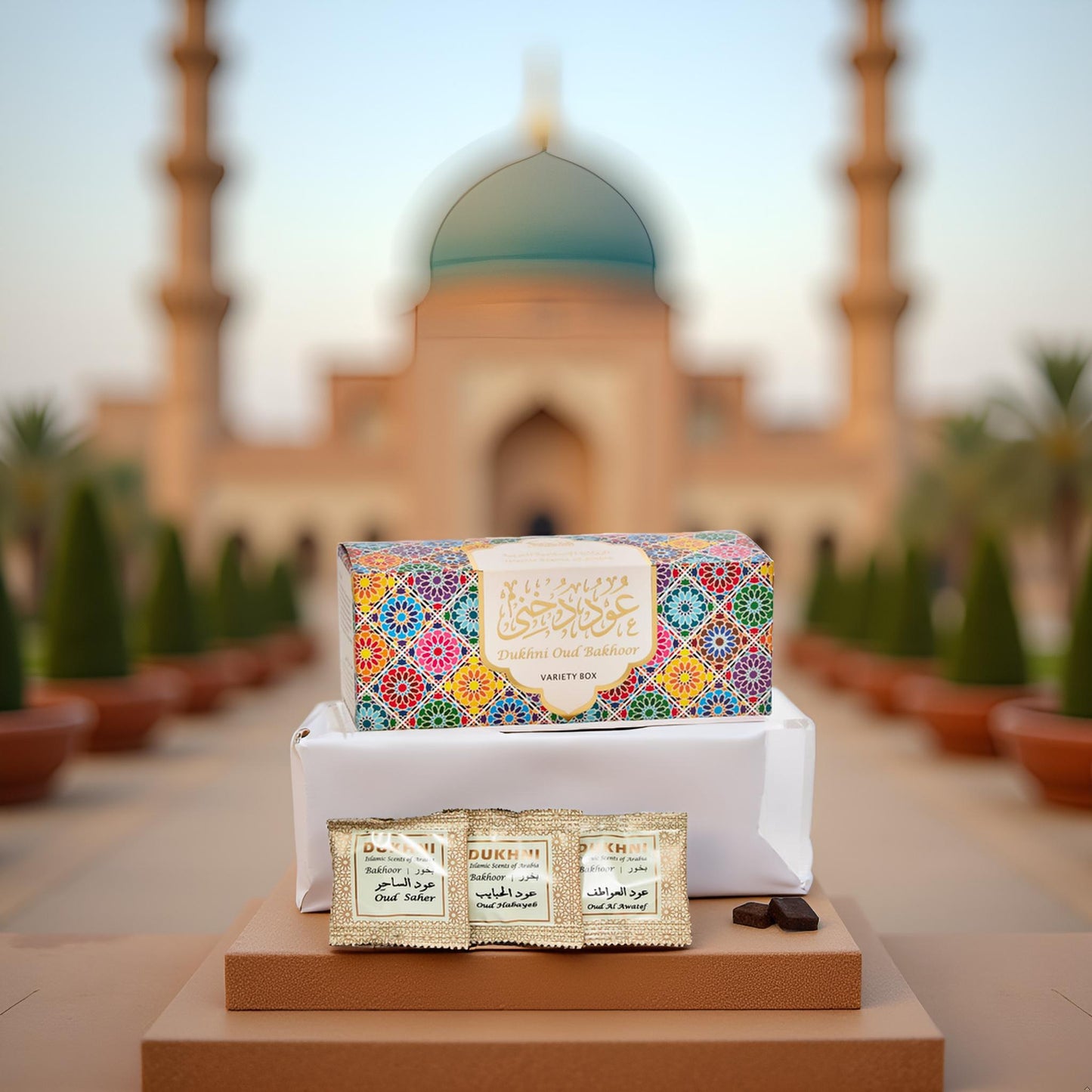 Dukhni Oud Bakhoor Variety Box | Assorted Box 30pc | Incense Home Fragrance