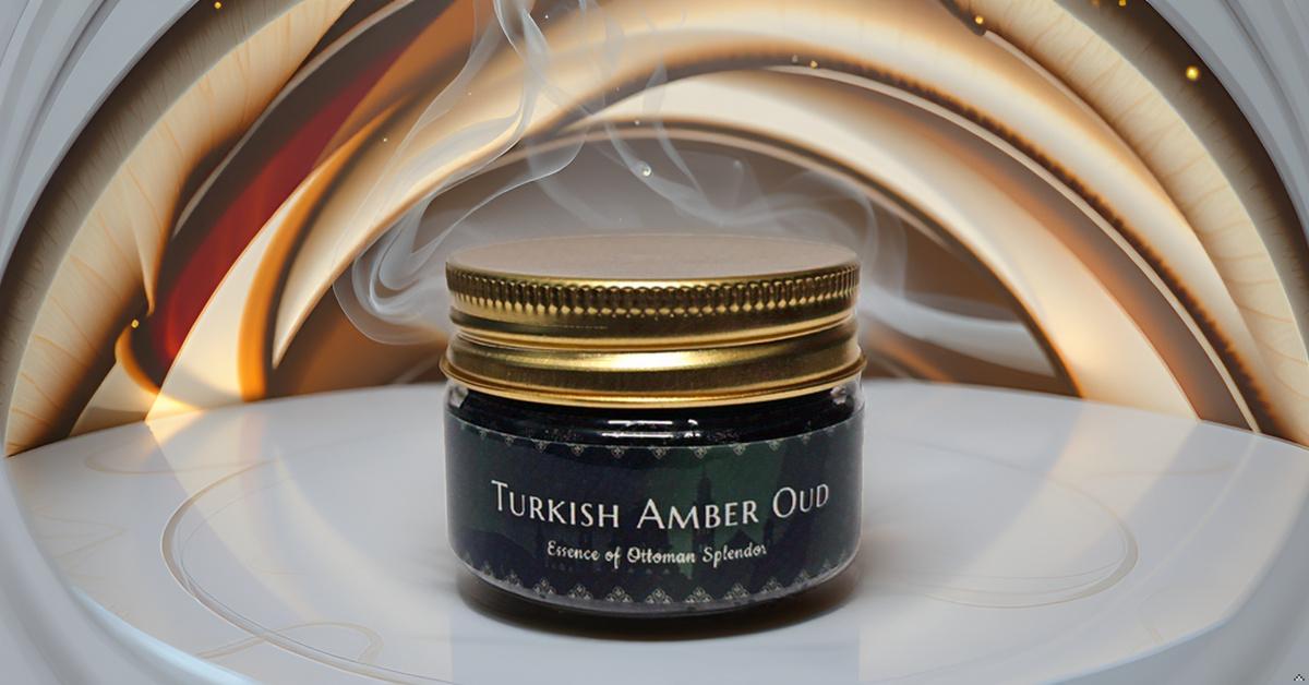 🔥 Turkish Amber Oud Bakhoor 35g | Handmade Exotic Incense | Home Fragrance