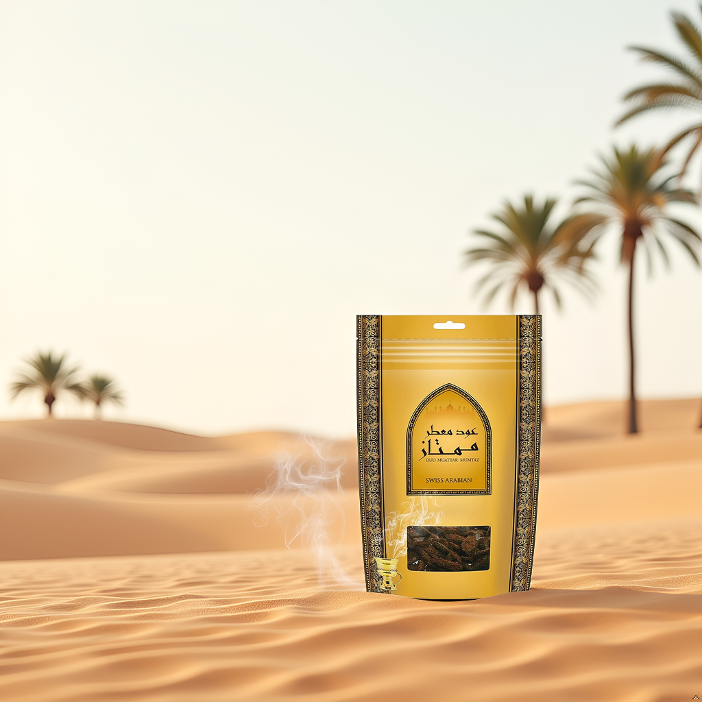 Oud Muattar Mumtaz (500g) Oudh Bakhoor Incense by Swiss Arabian - Gorgeous Arabic Home Fragrance
