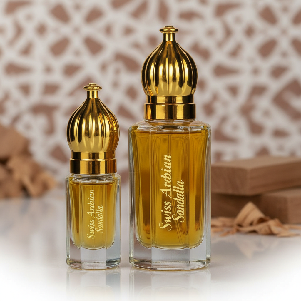 Sandalia Perfume 3/6/12/95ml by Swiss Arabian | Sandalwood Concentrated Oil | Sandaliya