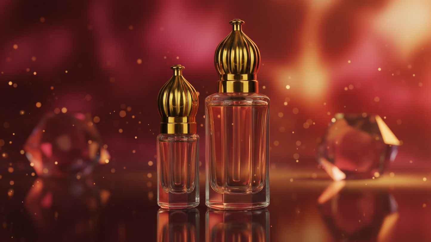 Luxury Amber Saffron Perfume Oil | Inspired by Baccarat Rouge | Long Lasting Unisex Scent