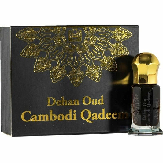 Dehan Oud Cambodi Qadeem Unisex 6ml Perfume Oil by Surrati Agarwood Aloeswood Woody
