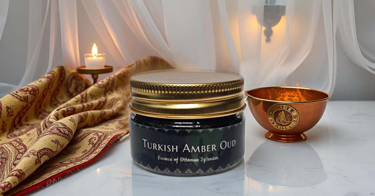 🔥 Turkish Amber Oud Bakhoor 35g | Handmade Exotic Incense | Home Fragrance