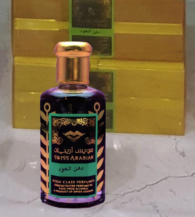 Dhen Al Oud 95ml Concentrated Oudh Perfume Oil Swiss Arabian Sealed Wooden Box