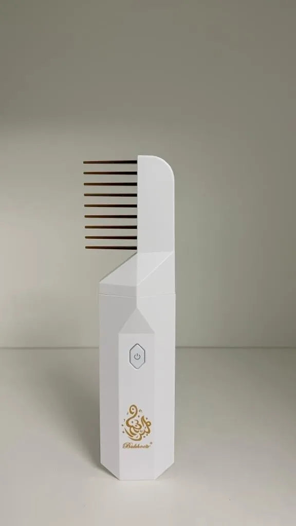 Electric Bakhoor Burner 2-in-1 Hair Comb & Diffuser | Free Bakhoor | Adds Fragrance to Hair